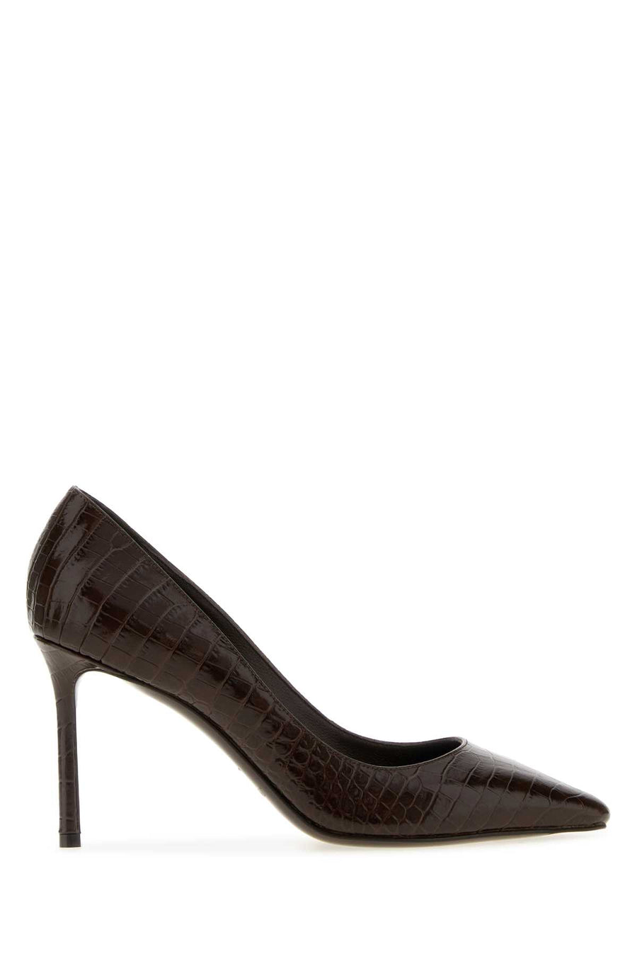 Jimmy Choo Exterior: 100% Leather pump in brown