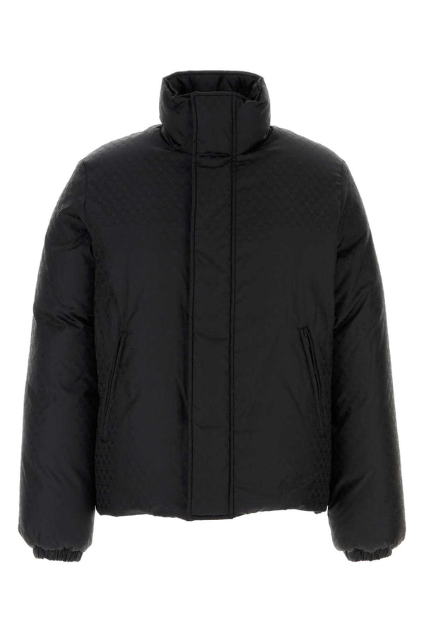 Alexander McQueen Exterior: 100% Nylon; Lining: 54% Polyester down jacket in black