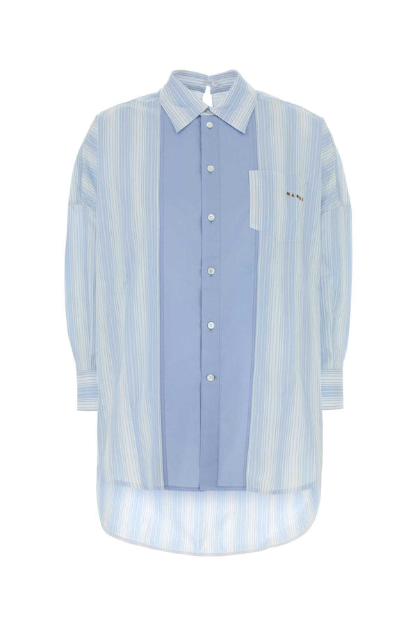 Marni 100% Cotton shirt in blue