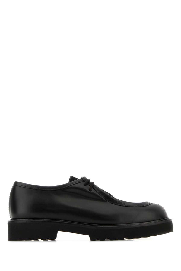 Max Mara Exterior: 100% Leather flat in black