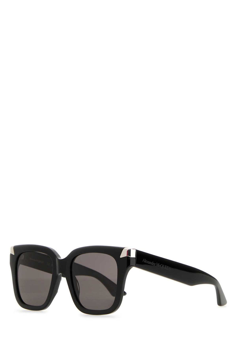 Alexander McQueen AM0440S Exterior: 100% Acetate sunglasses in black