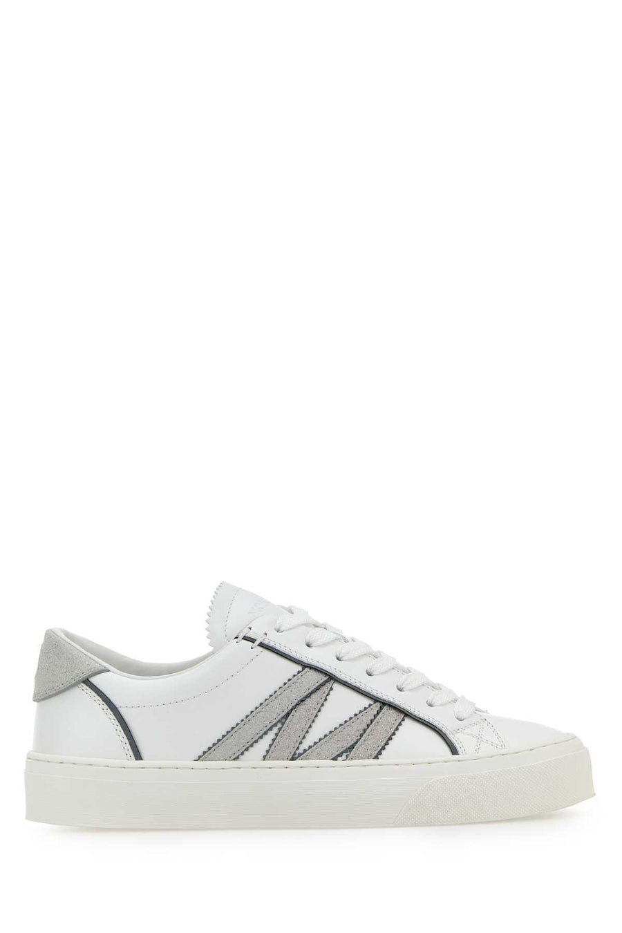 Moncler Sneakers Exterior: 100% Calf sneakers in white