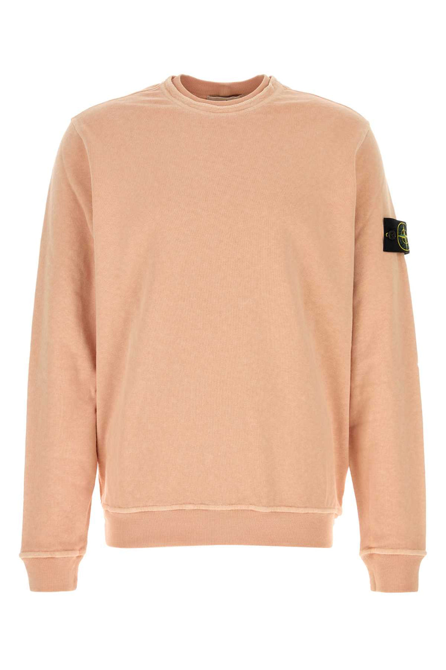 Stone Island 100% Cotton sweatshirt in pink