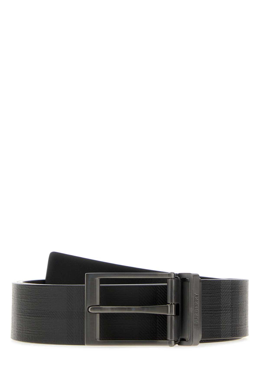 Burberry Louis Exterior: 55% Polyurethane 25% Polyester 20% Cotton; Finishing: Ruthenium belt in black