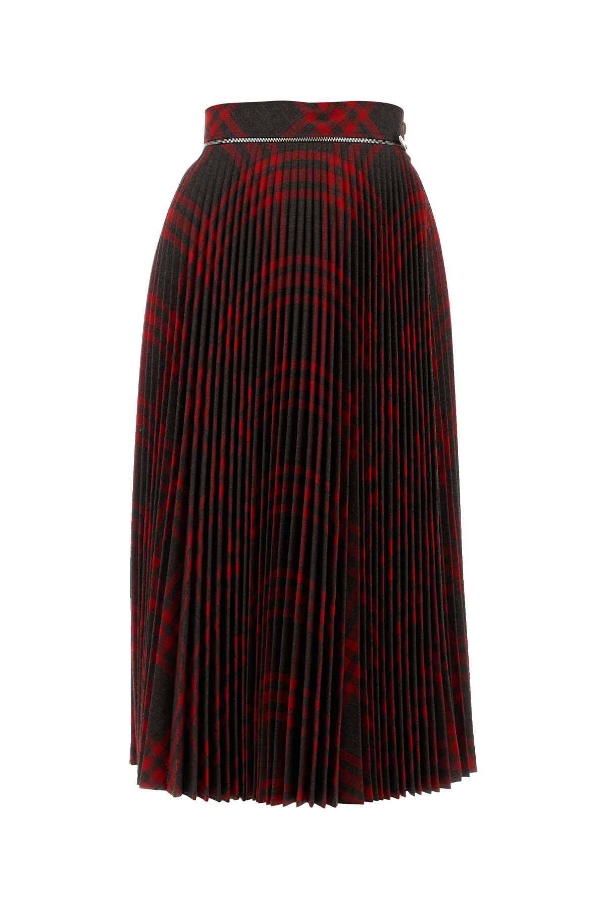 Embroidered Jersey Skirt Lochipcheck Exterior: Polyester Wool Gonne