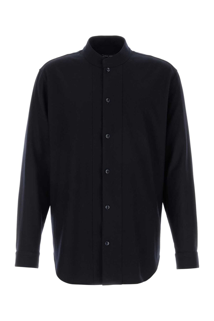 Giorgio Armani X Alanui 100% Virgin wool shirt in navy