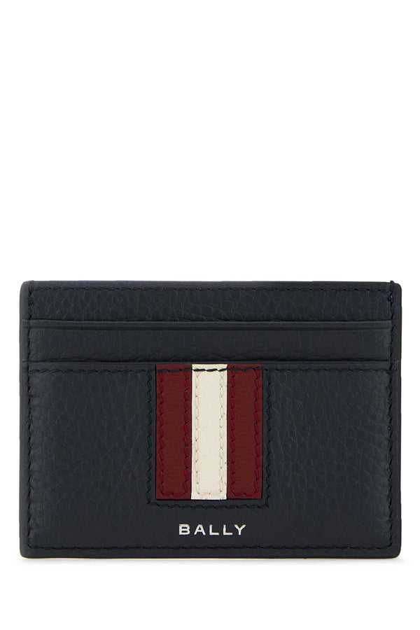 Bally Card Exterior: 100% Leather card case in black