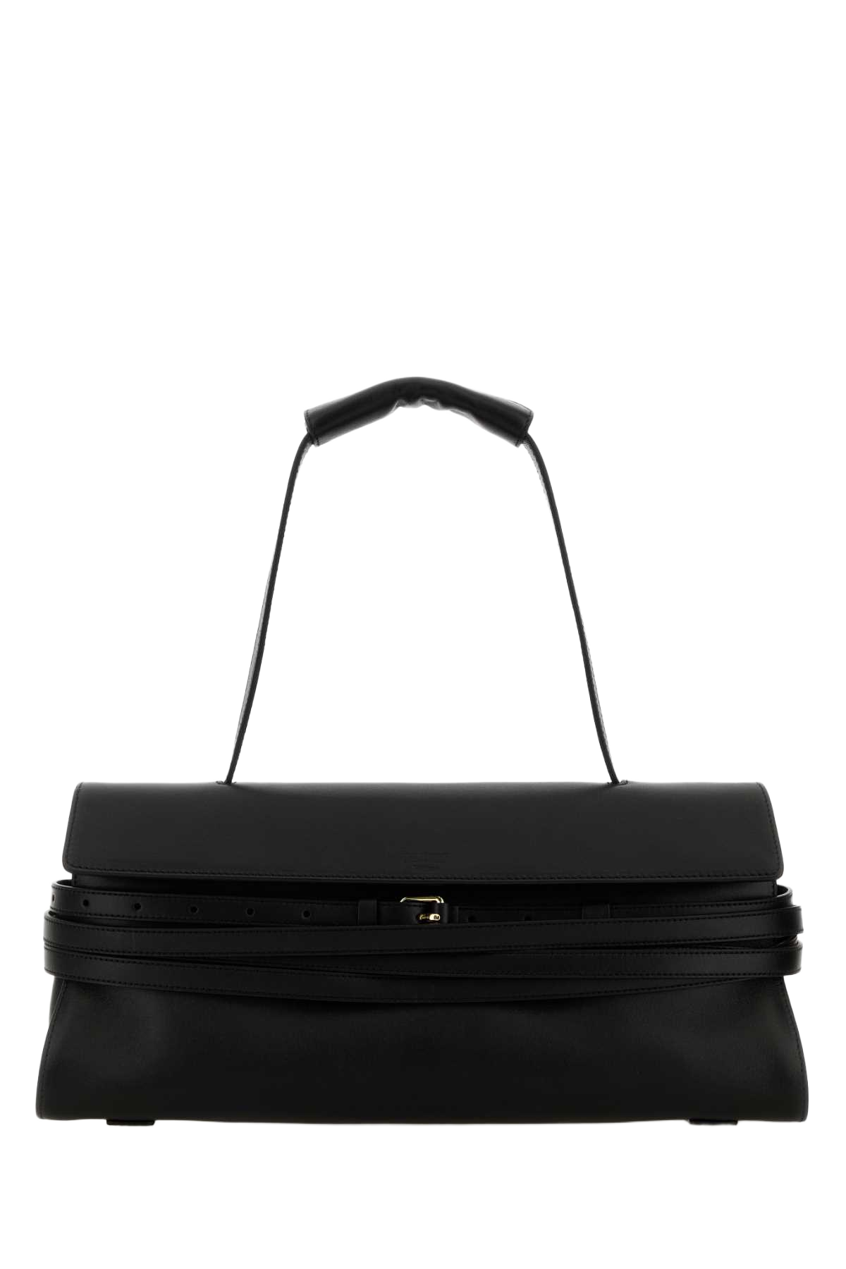 Black Nappa Leather Shoulder Bag Nero Borse A Mano