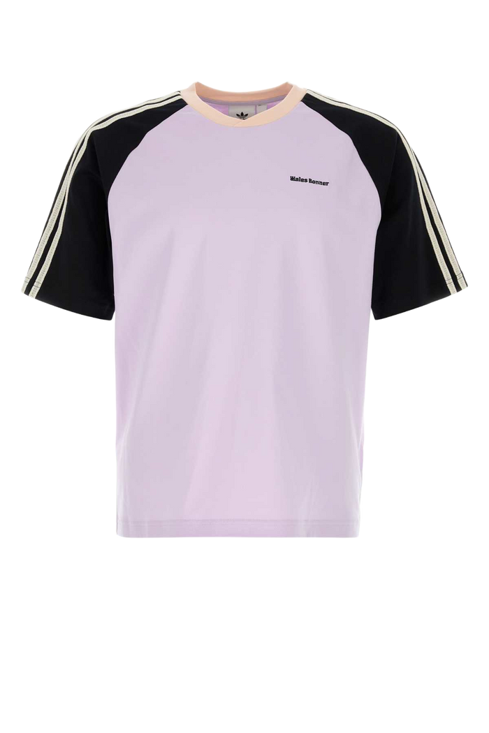 Lilac Cotton Adidas X Wales Bonner T-Shirt Purpletntblack Exterior