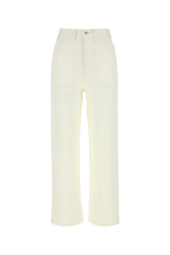Ivory Denim Jeans Wb Exterior: Cotton Elastane