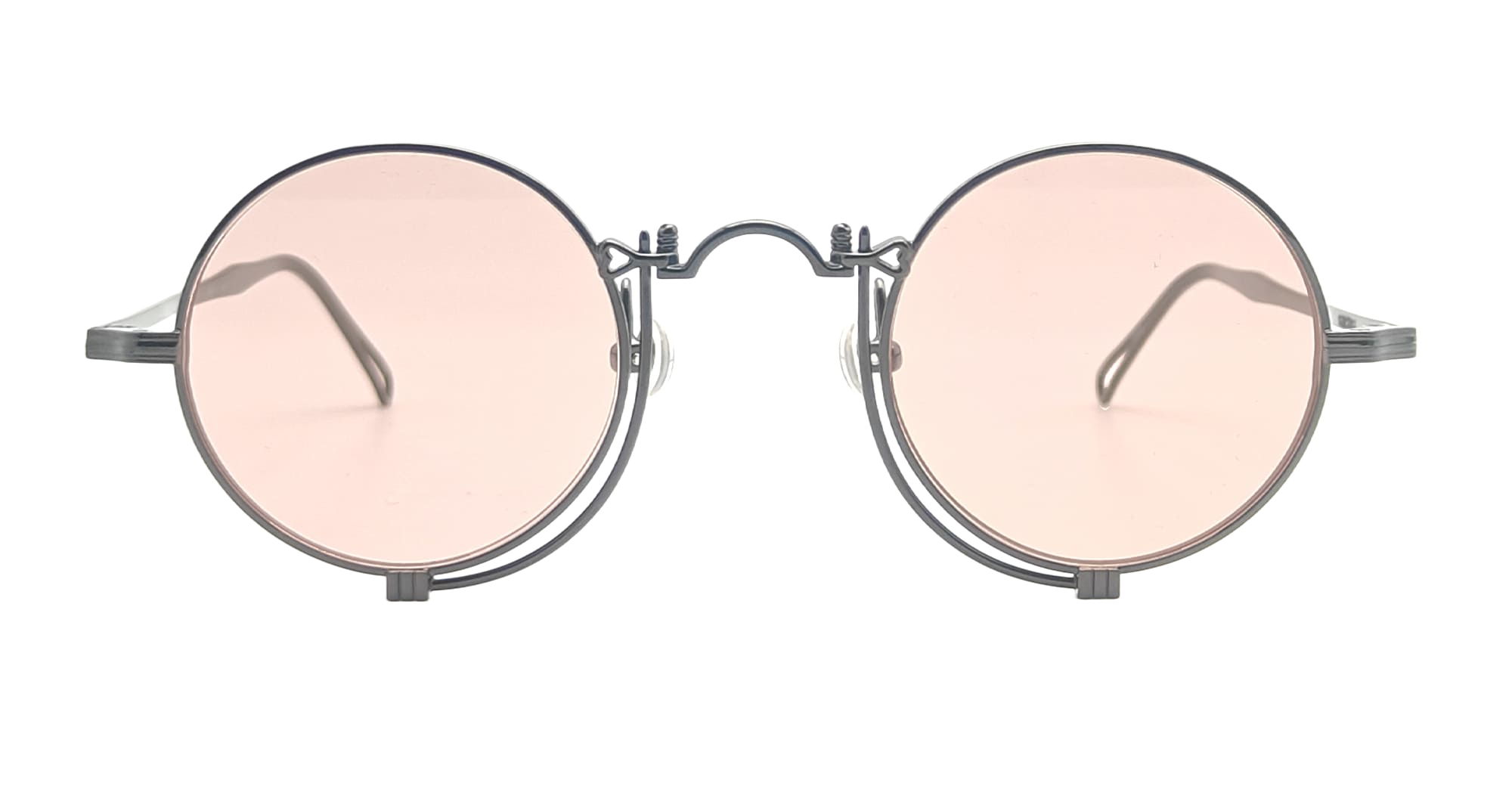 10601h - Ruthenium Cafe Pink Titanium Sunglasses