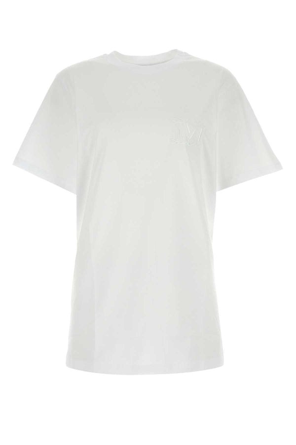 Max Mara 100% Cotton t-shirt in white