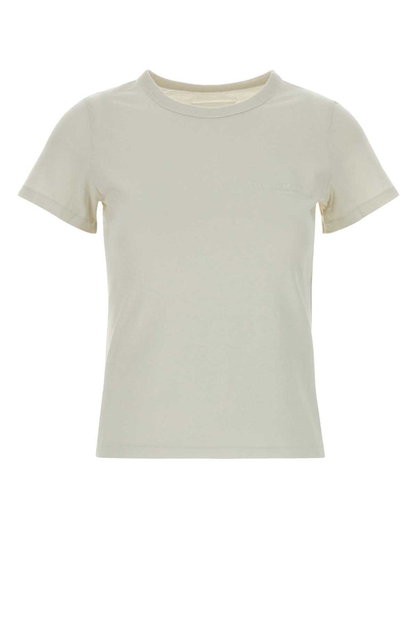 Maison Margiela 100% Cotton t-shirt in beige