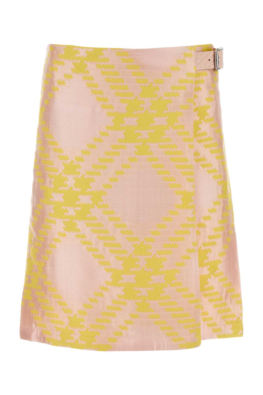 Burberry Exterior: 48% Cotton 46% Viscose; Lining: 100% Viscose skirt in pink
