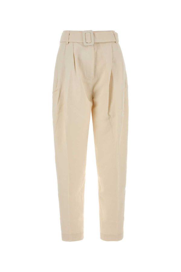 Italist Pant 61% Viscose 39% Linen trousers in beige