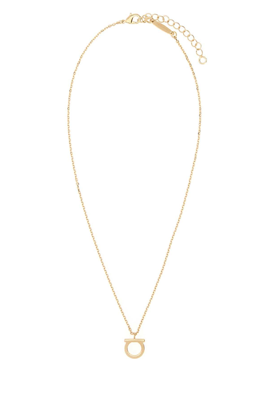 Gold Metal Gancini Necklace G.collogancioorogiovelucd12 Collane