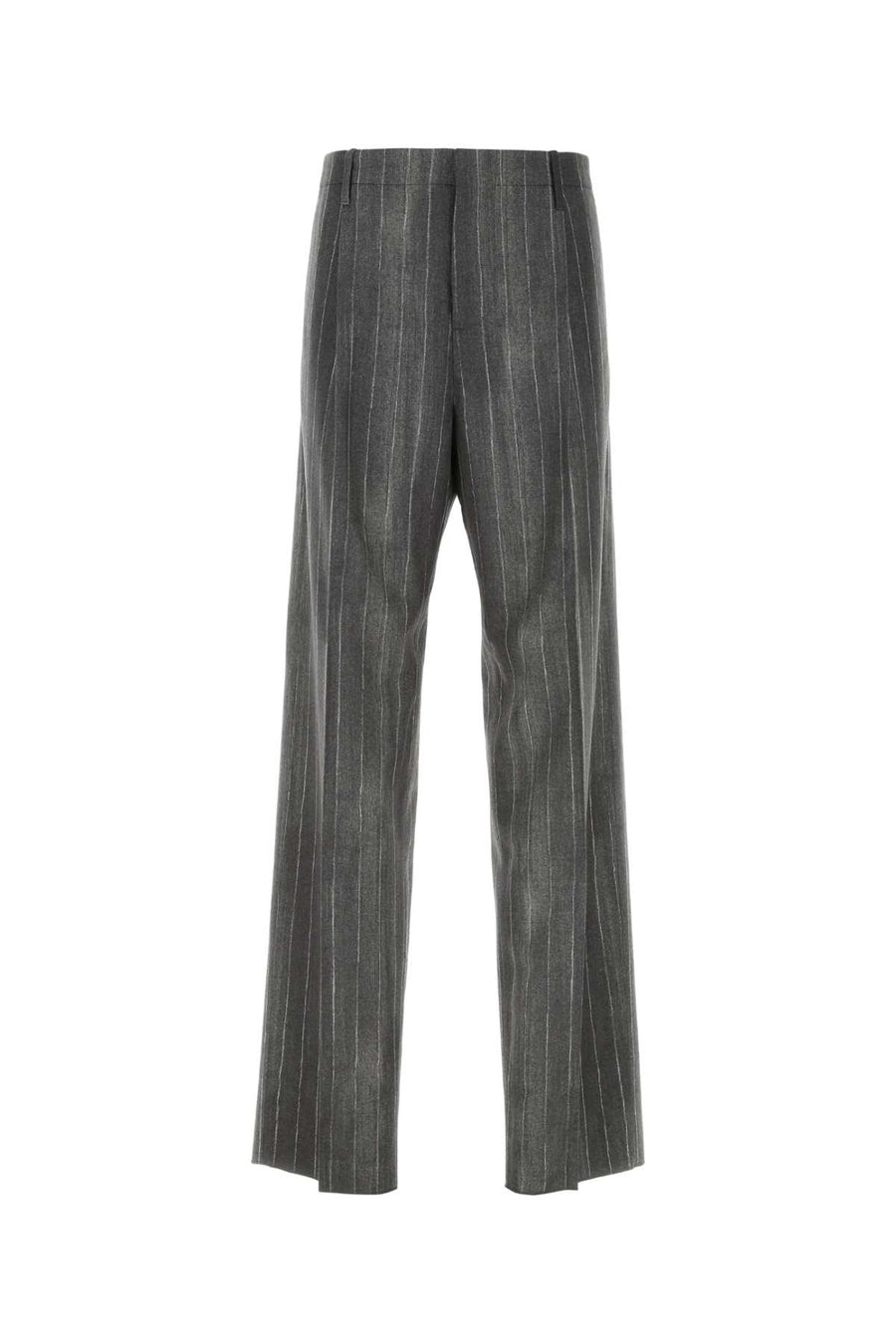 Versace 100% Virgin wool trousers in gray
