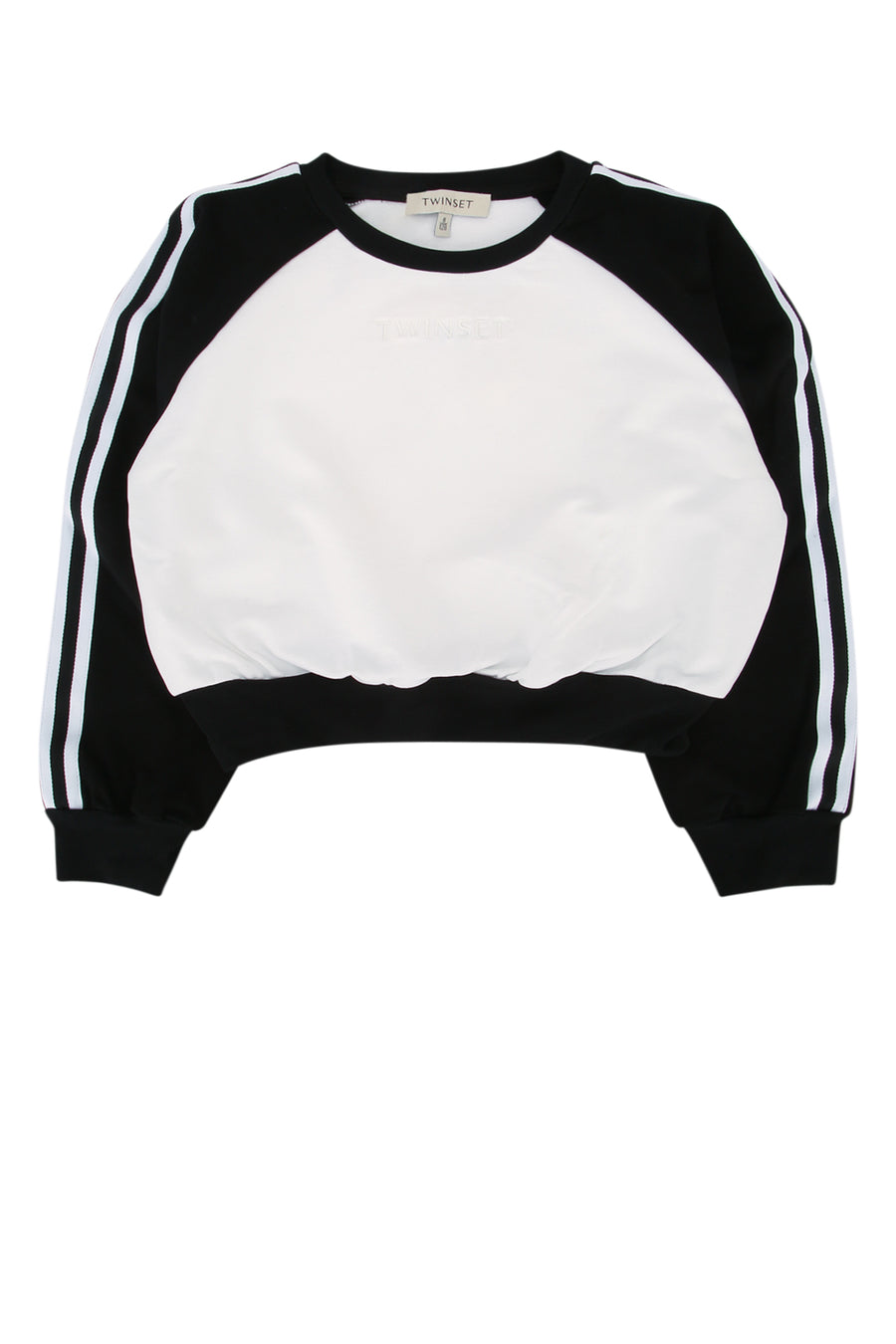 Twin-Set Cotton blend sweatshirt in black