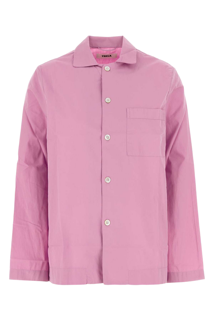 Pink Poplin Shirt Purplepink Exterior: Organic Cotton Intimo