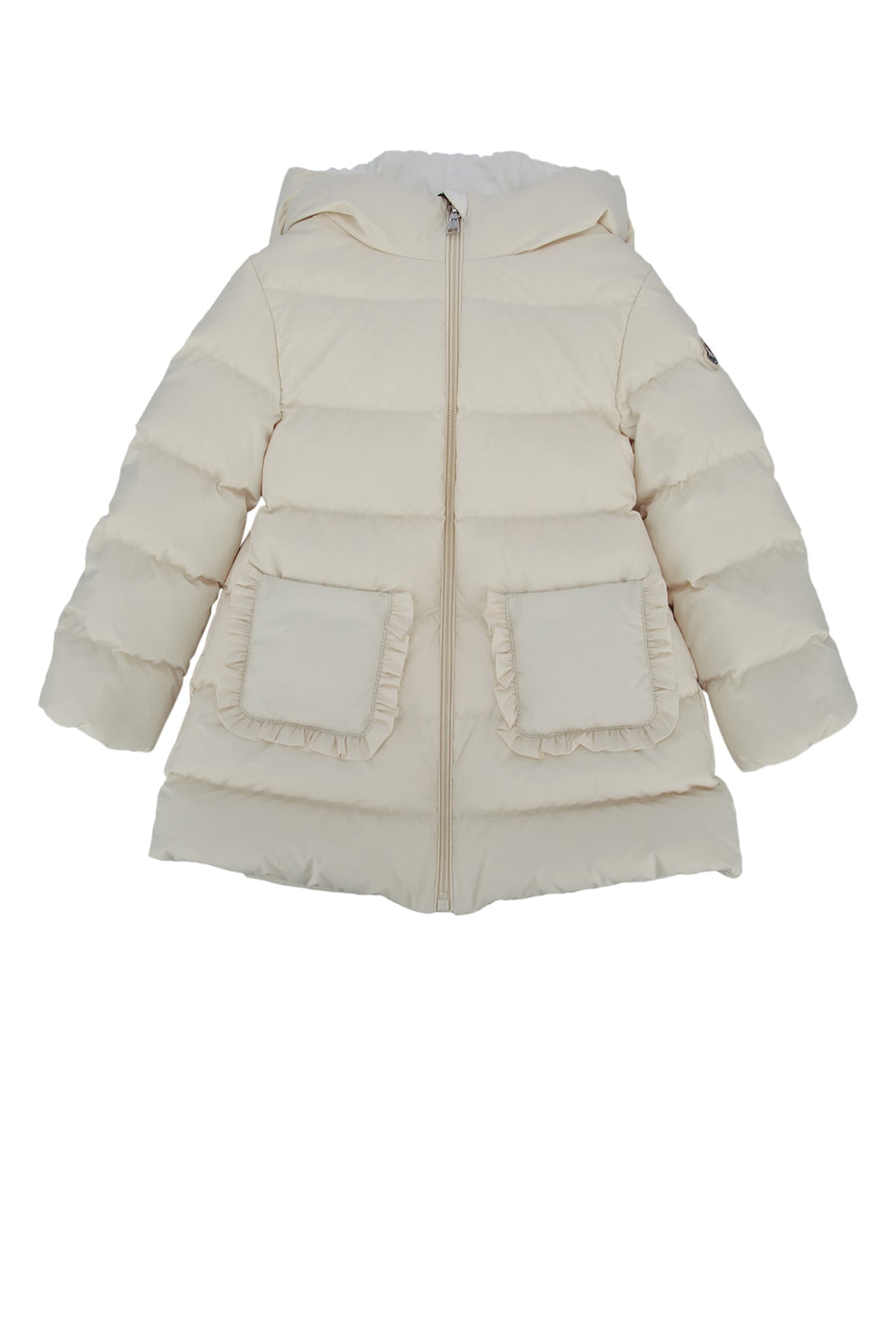 Moncler Jr Baby 100% Polyamide o Nylon down jacket in beige