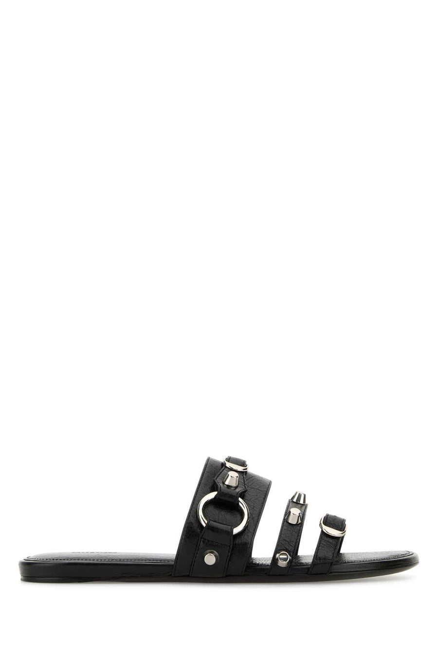 Balenciaga Slide Exterior: 100% Lamb slide in black