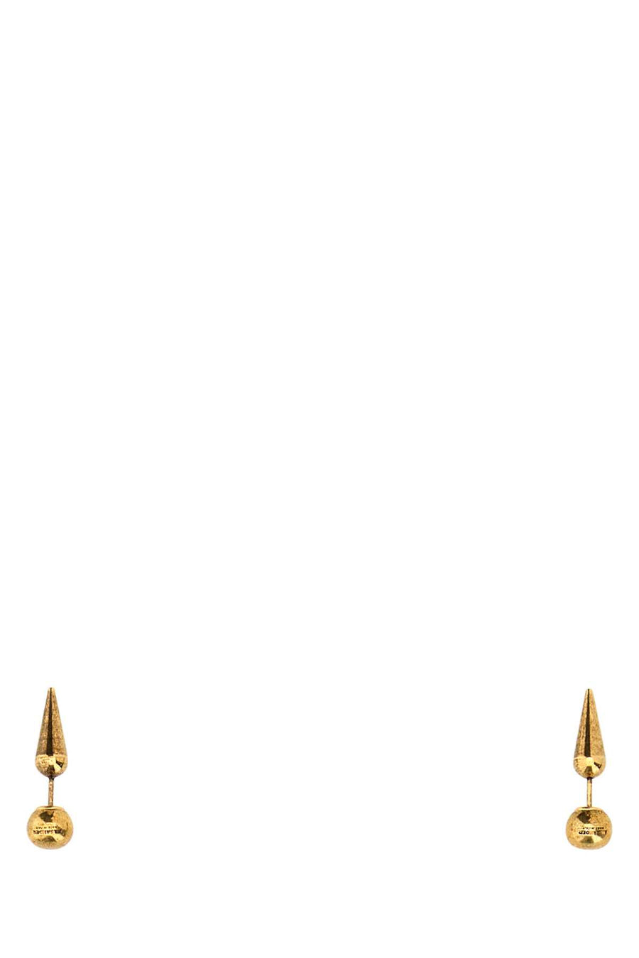 Gold Metal Earrings Orecchini