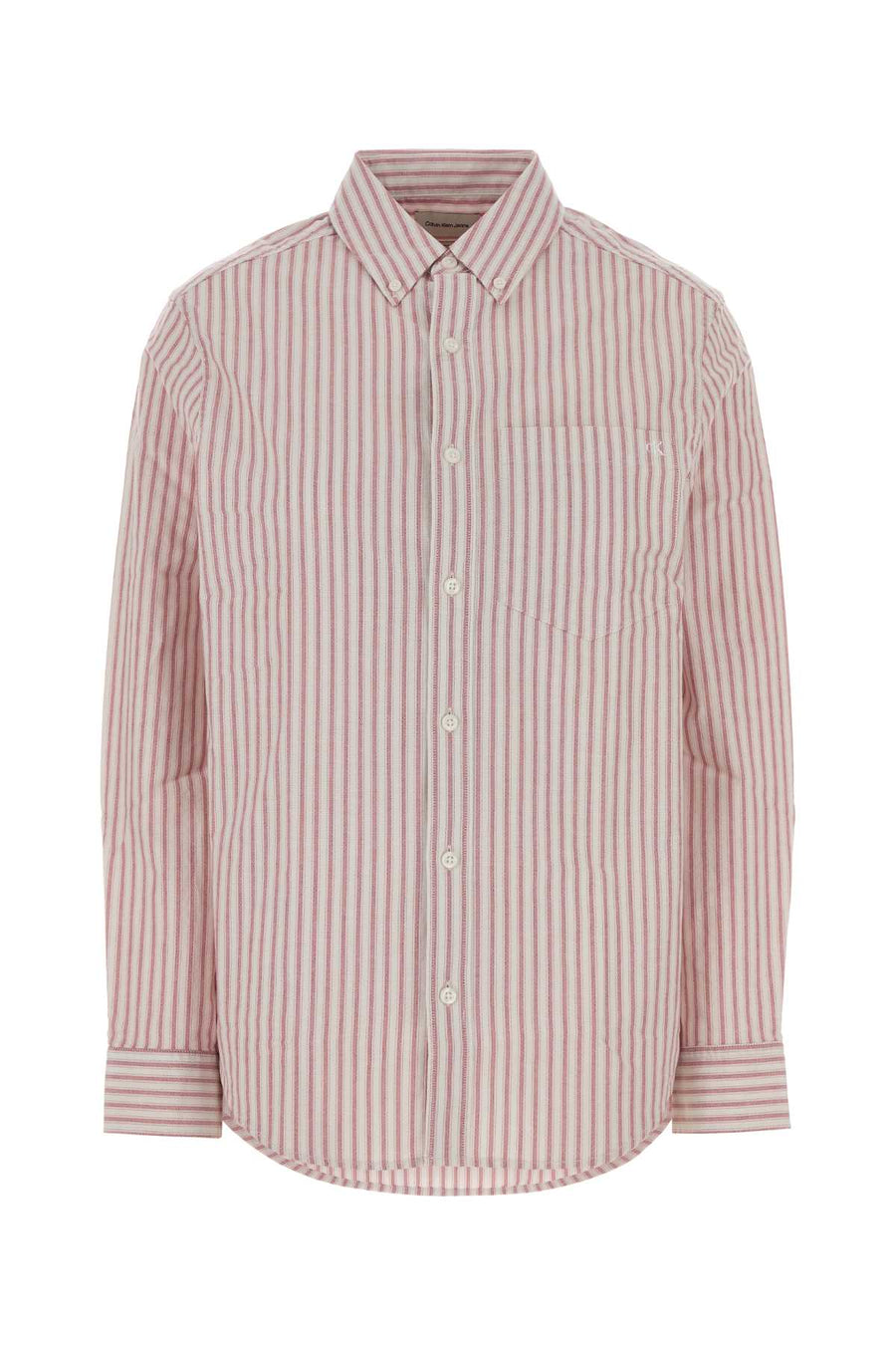 Calvin Klein Stripe 98% Cotton shirt in pink