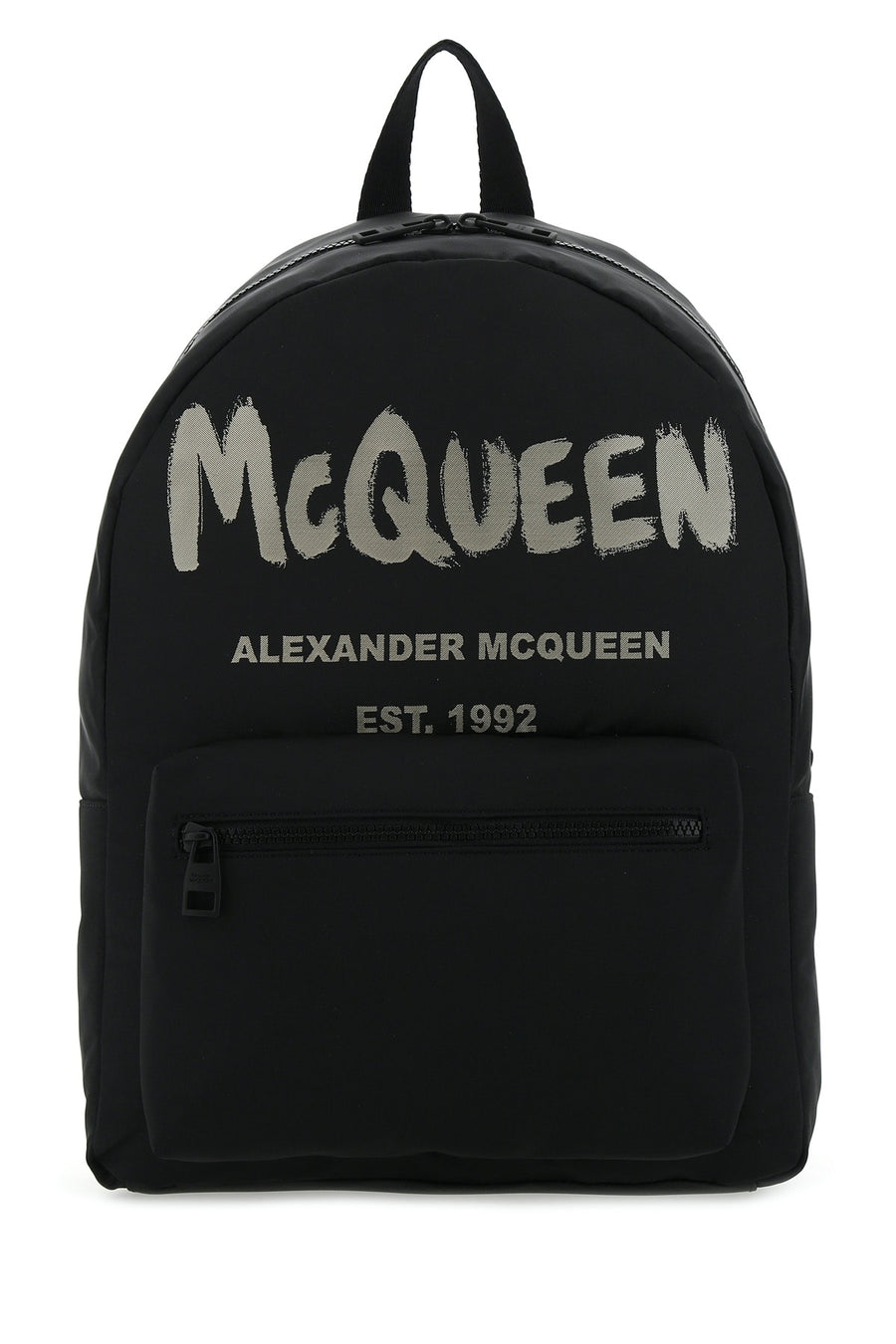 Alexander McQueen 100% Polyester backpack in black