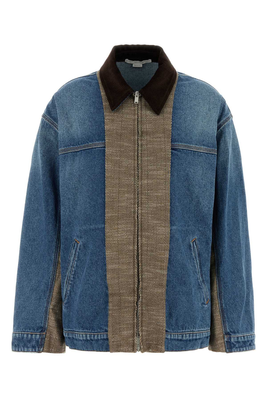 Stella McCartney Denim Exterior: 100% Cotton jacket in blue