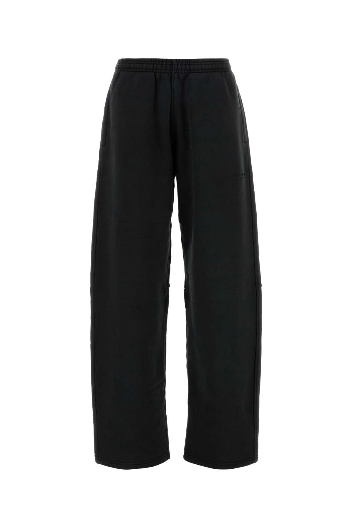 Slate Cotton Joggers Black Body/exterieur 100.: Pantaloni