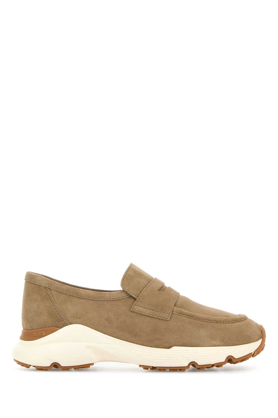 Tod's Mocas Suede loafer in beige