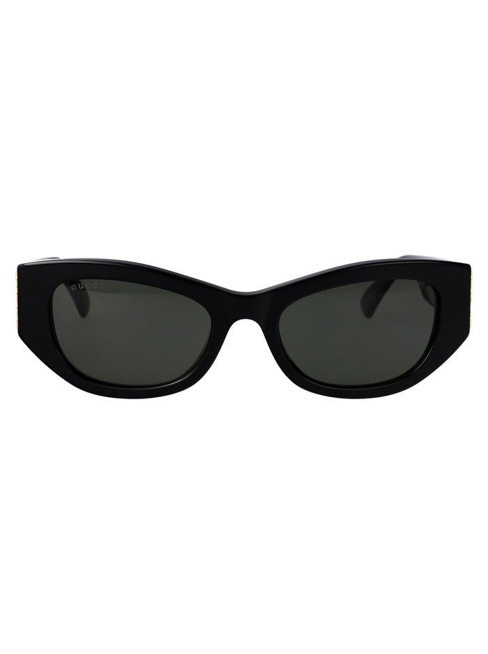 Gg2044sa Black-black-grey Acetate Sunglasses
