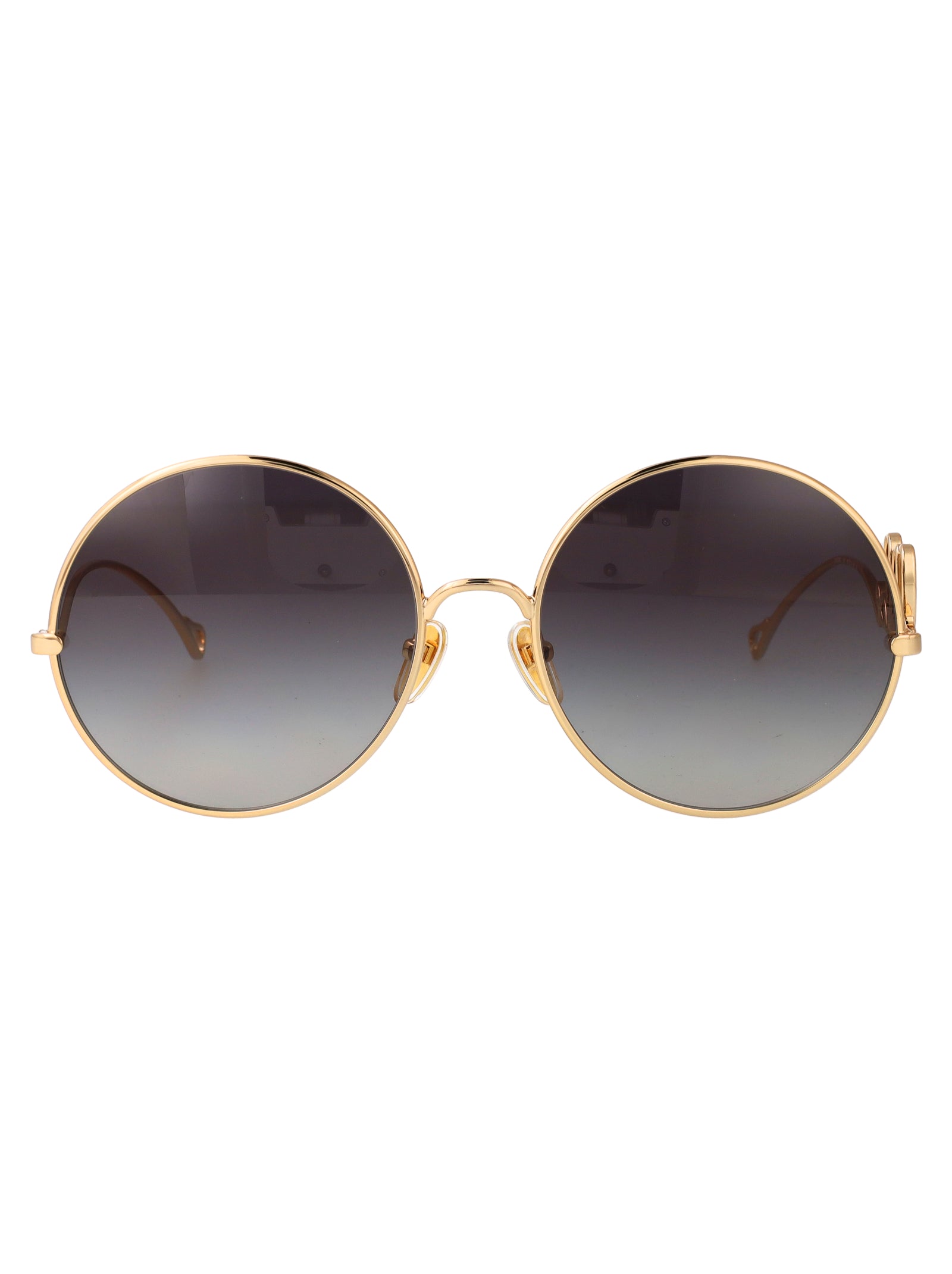 Ch0329s 001 Gold-gold-grey Metal Sunglasses