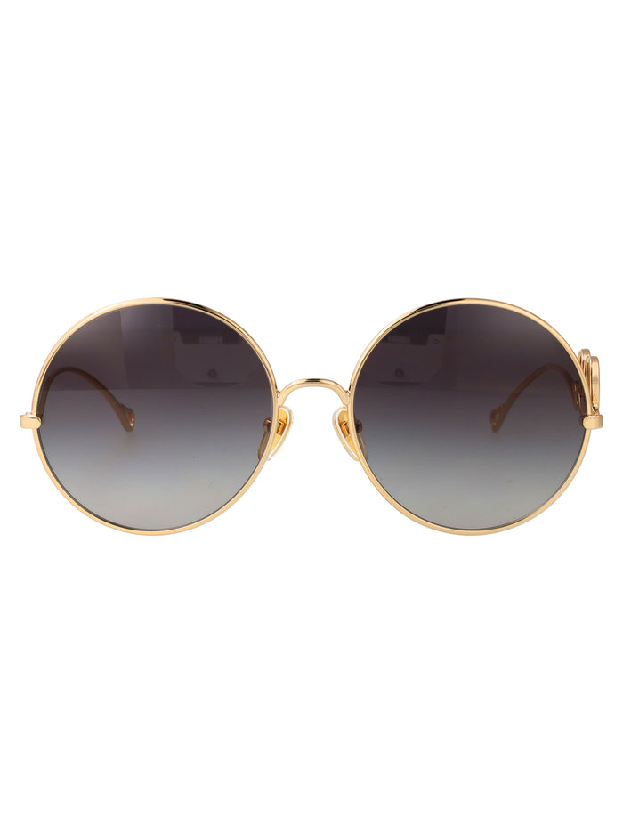 Ch0329s 001 Gold-gold-grey Metal Sunglasses