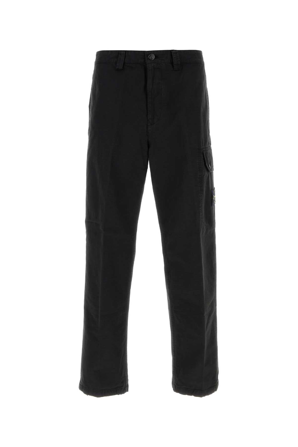 Black Exterior: Cotton Pantaloni