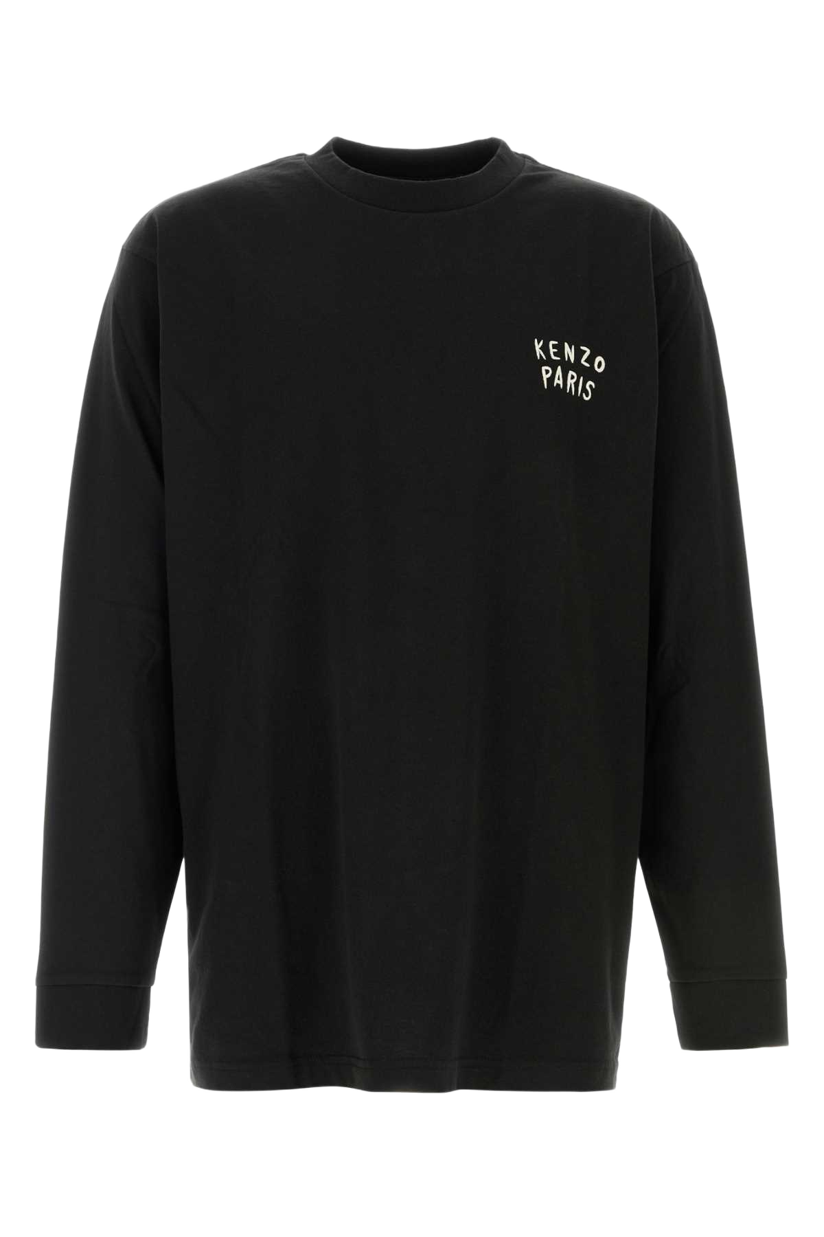 Black Cotton T-Shirt Exterior