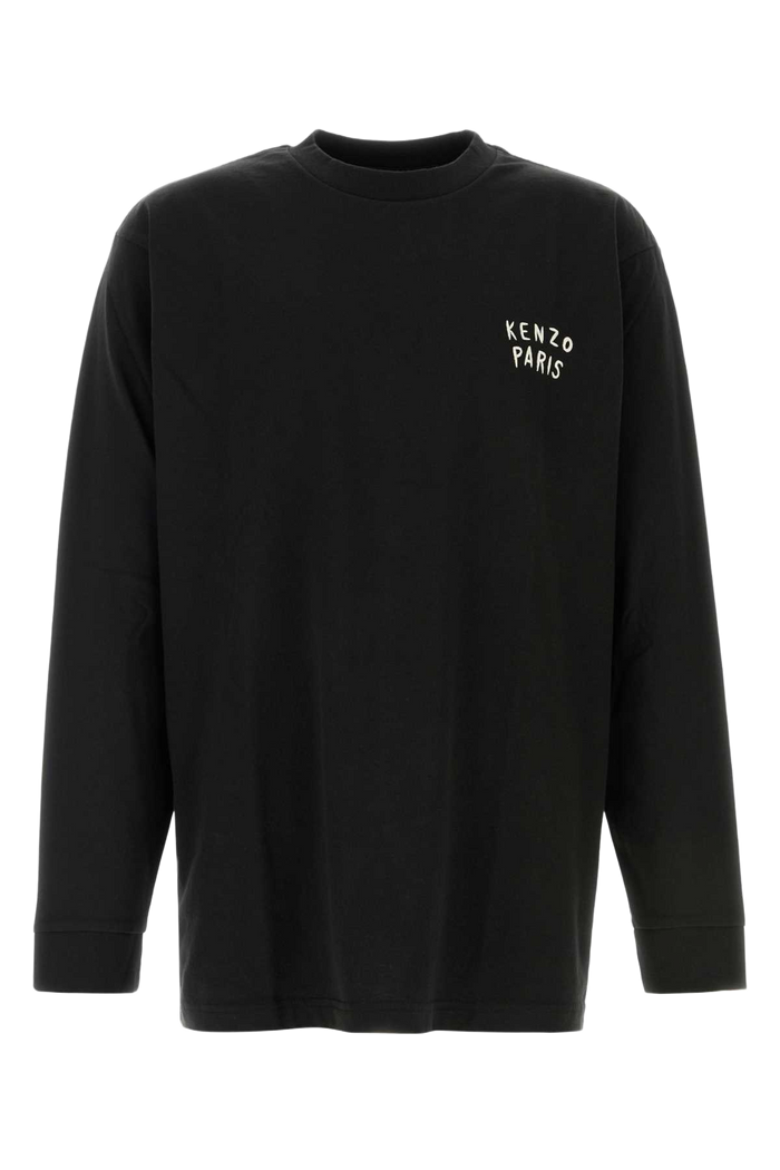 Black Cotton T-Shirt Exterior