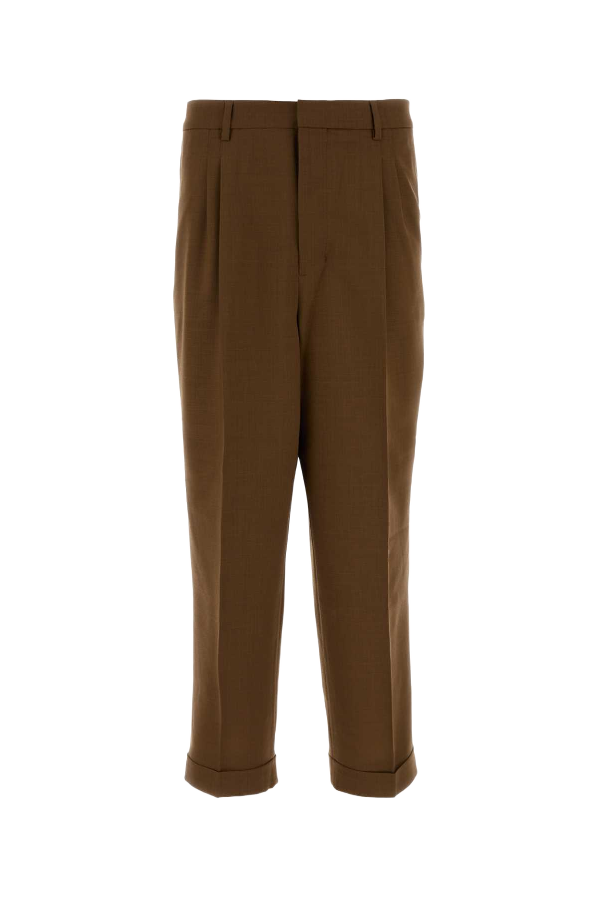 Caramel Wool Pant Hazelnut Exterior: Virgin Pantaloni