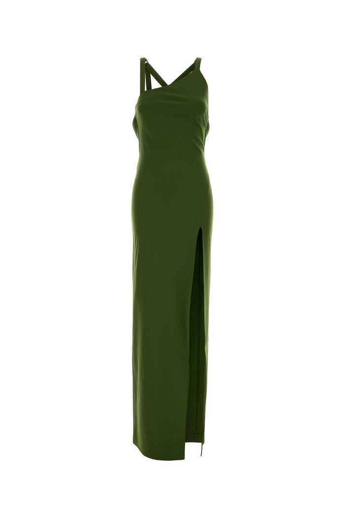 Green Jersey Long Dress Vi 30pa%5ea Abiti Lunghi