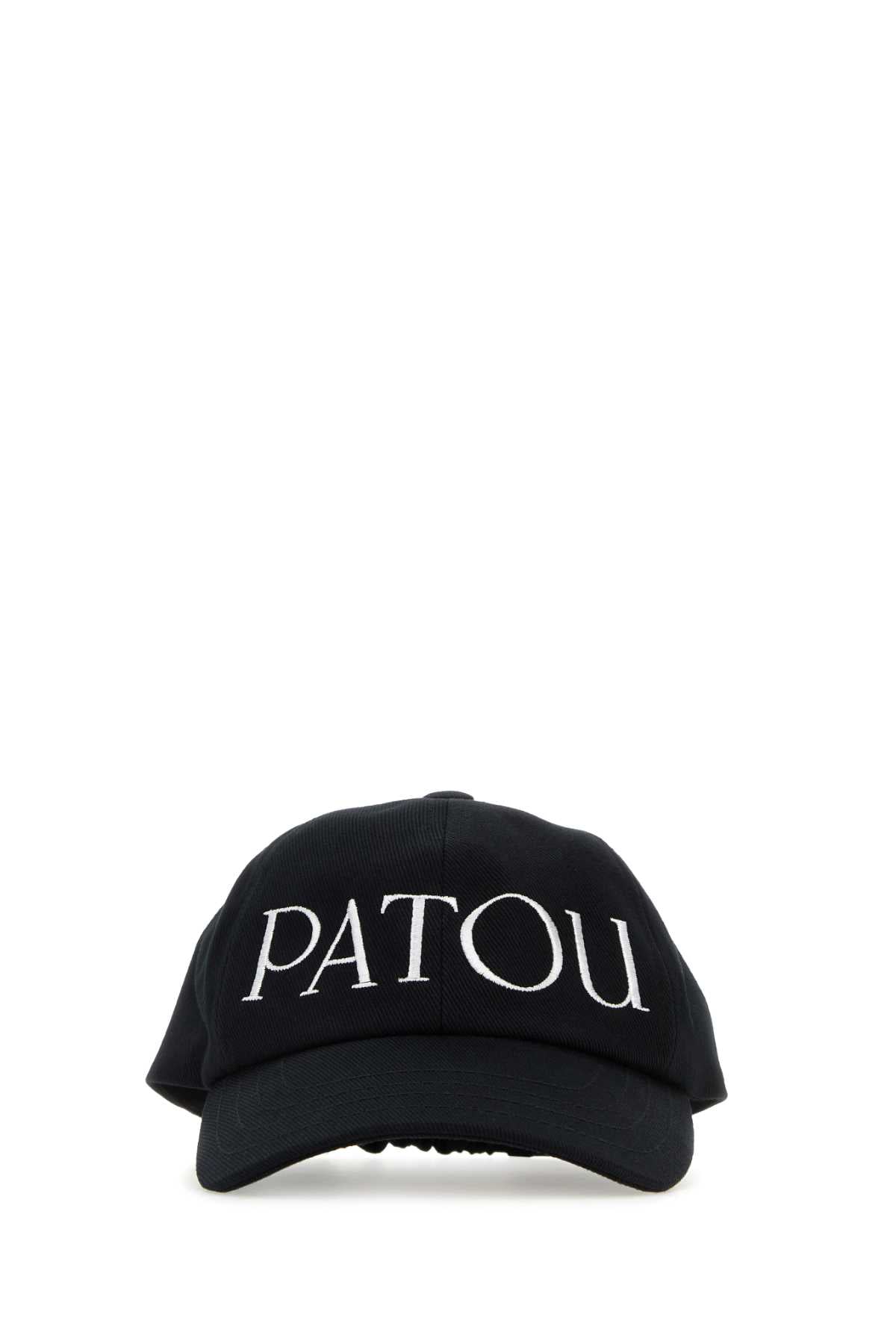 Black Cotton Baseball Cap 999b Co - Cappelli E Fasce Per Capelli