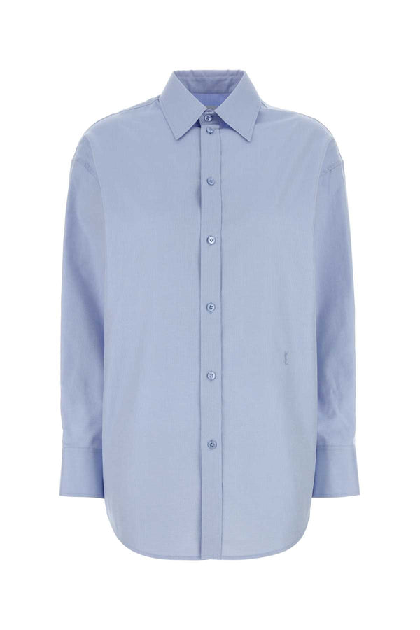 Saint Laurent Chemise 100% Cotton shirt in blue