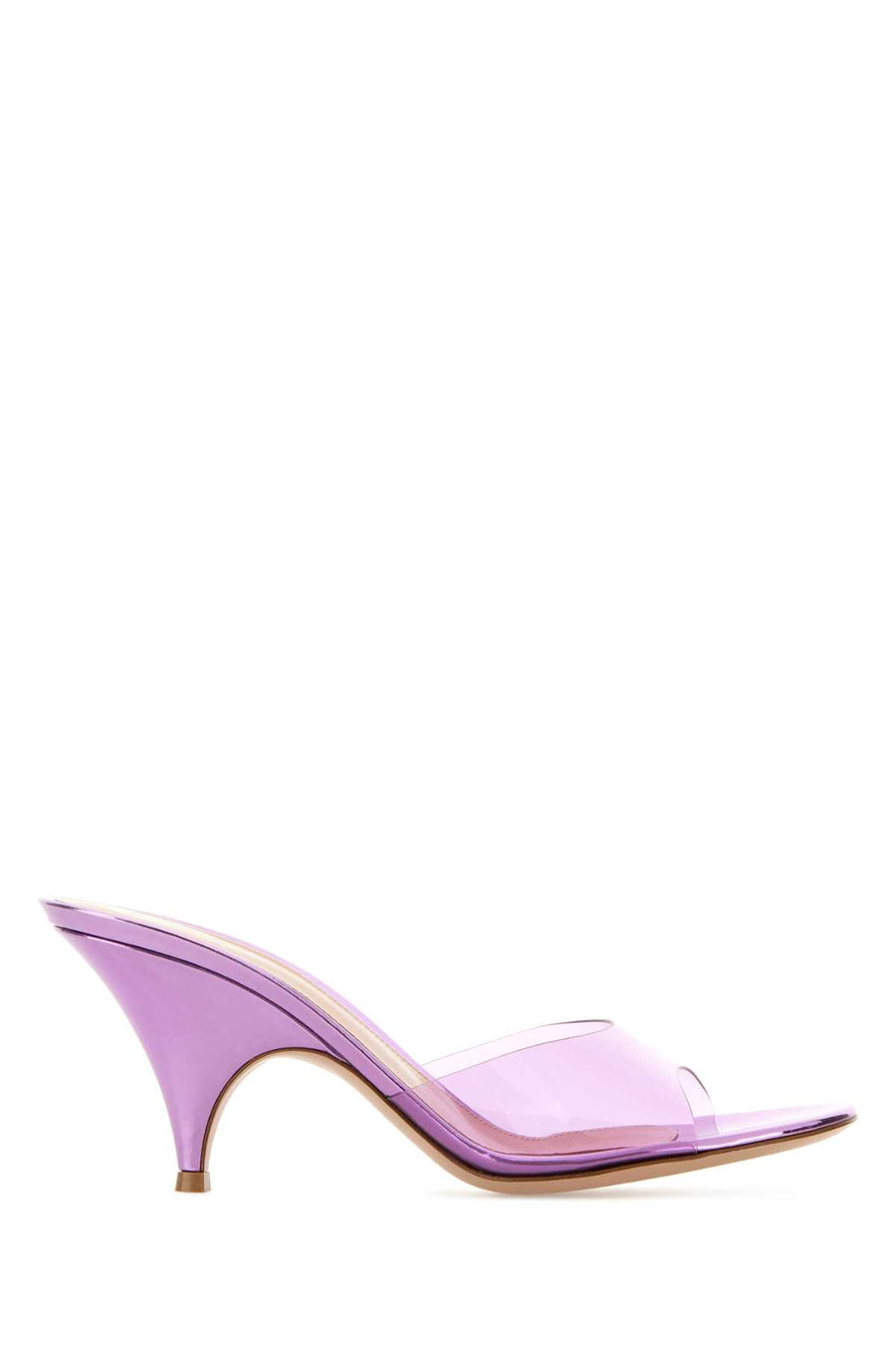 Gianvito Rossi Tacco PVC upper mule in purple
