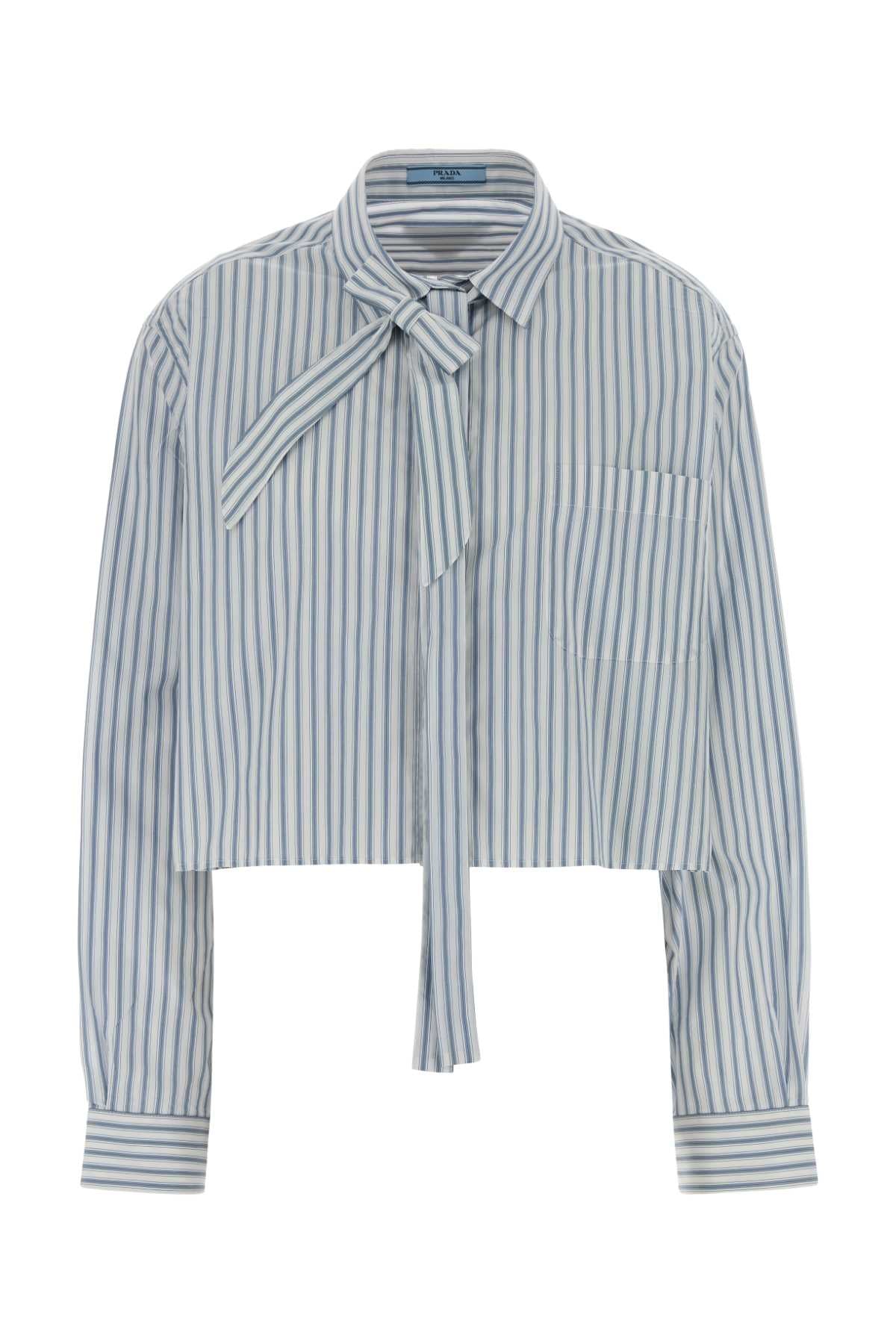 Embroidered Poplin Shirt Astrale Co-trochusniloticus Camicie