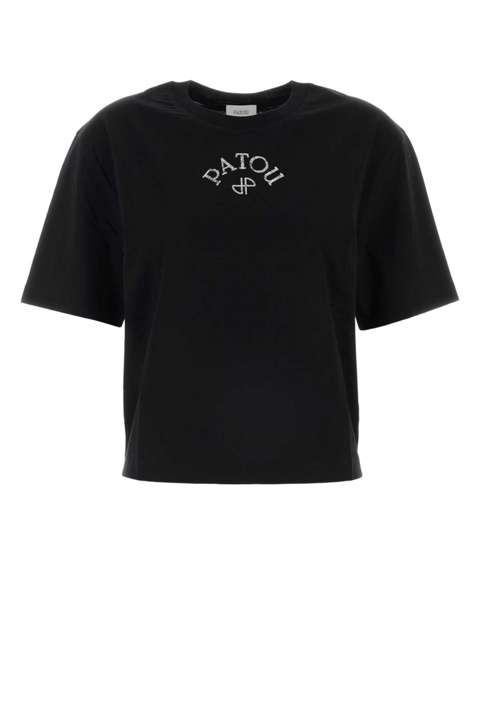 Black Cotton T-Shirt Exterior