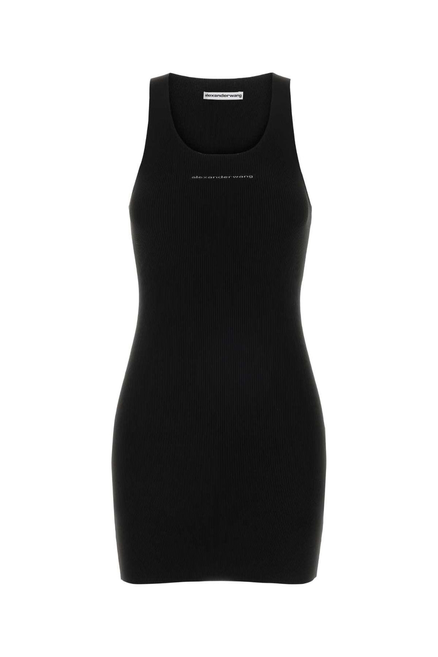 Alexander Wang Exterior: 90% Nylon mini dress in black
