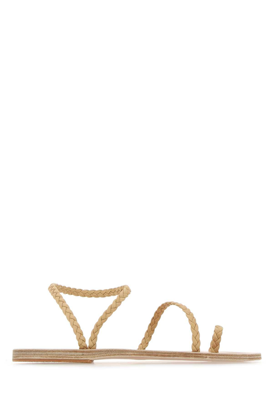 Ancient Greek Exterior: 100% Nappa leather sandals in beige
