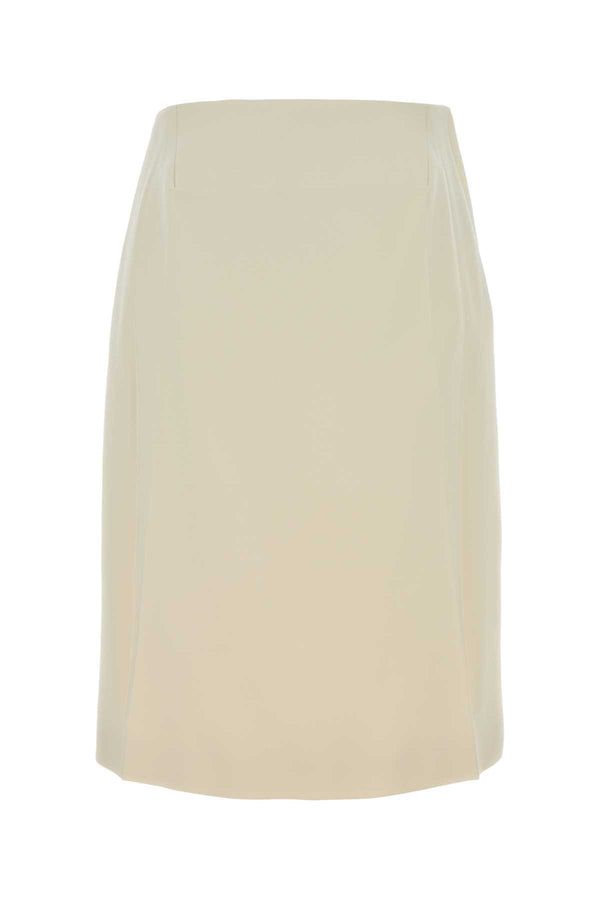 Jil Sander Exterior: 60% Acetate skirt in beige
