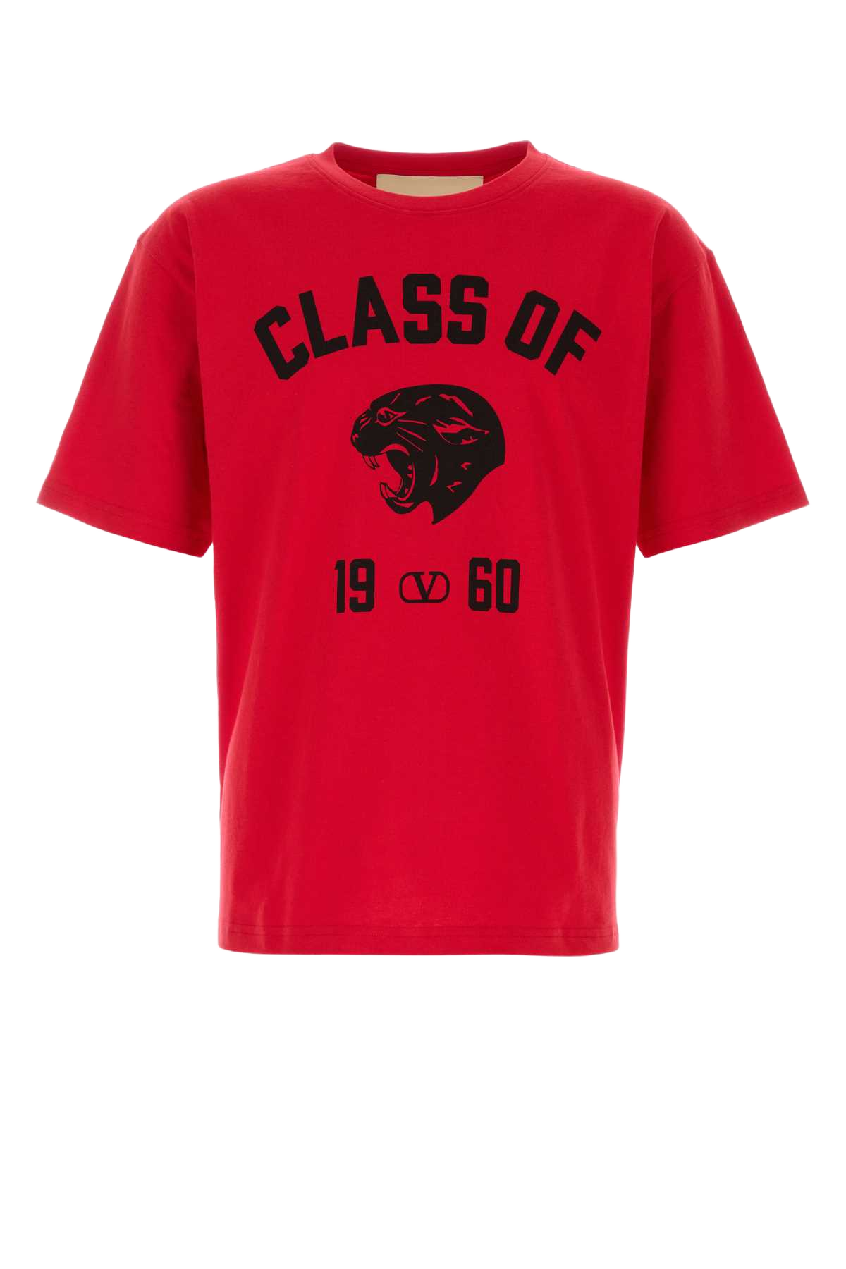 Red Cotton T-Shirt Rossonero