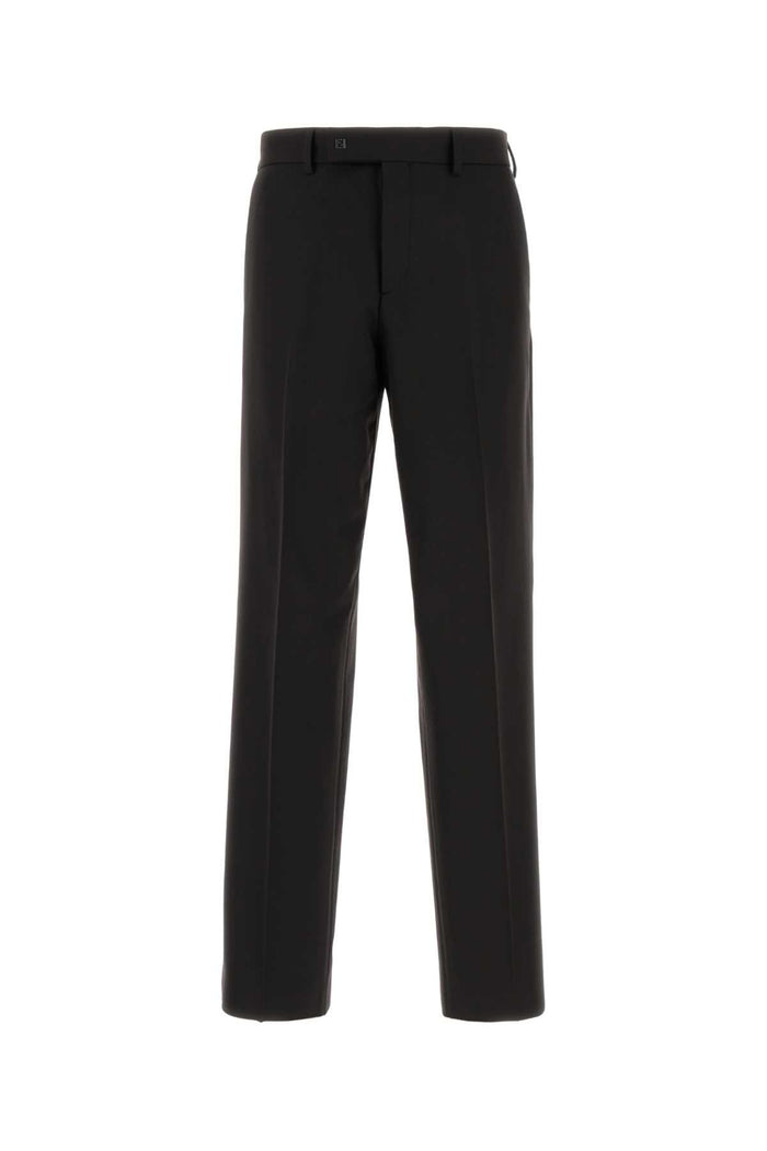 Chocolate Twill Pant Caffe Exterior: Polyester Wool Pantaloni