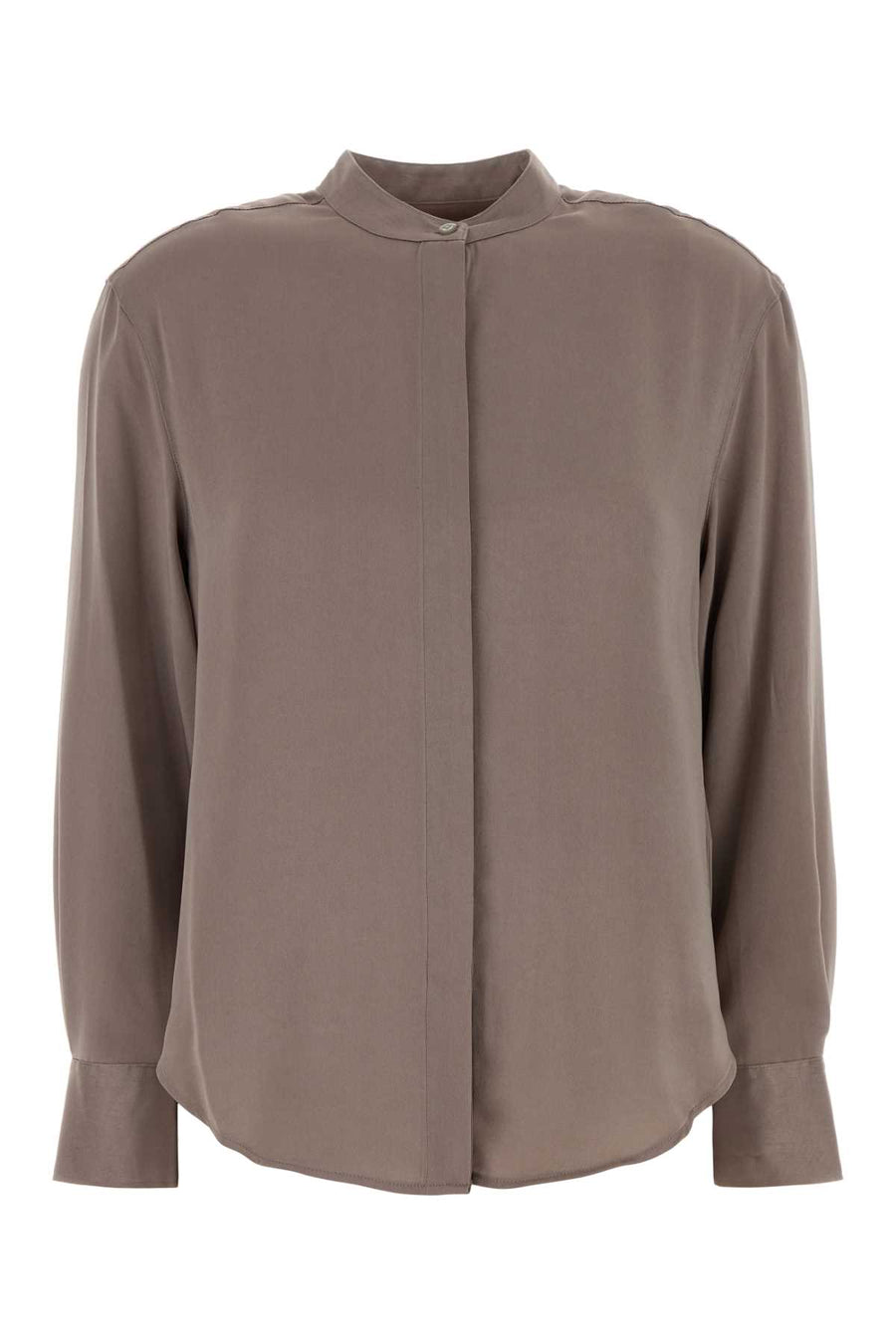 Calvin Klein Satin 100% Polyester shirt in brown